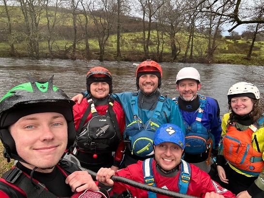 A group of people in a boat